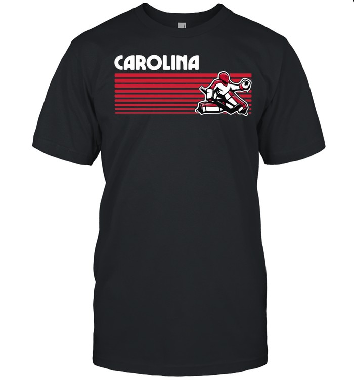 Carolina Hockey Retro Throwback Style T-shirt