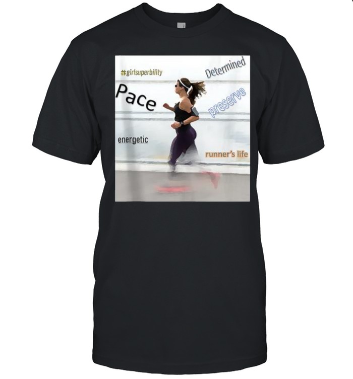 Runner’s Sport Girl Super Bility  Classic Men's T-shirt