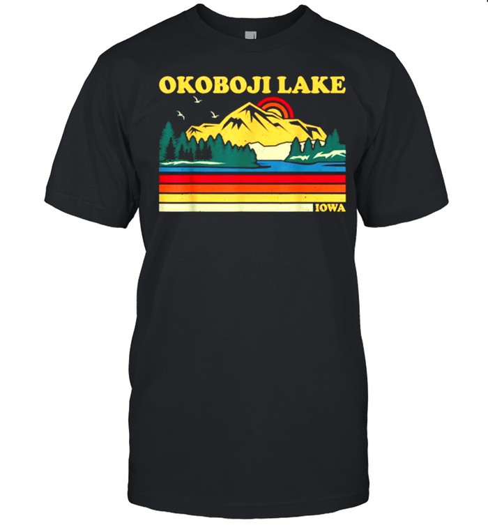 Iowa Okoboji Lake Vintage  Classic Men's T-shirt