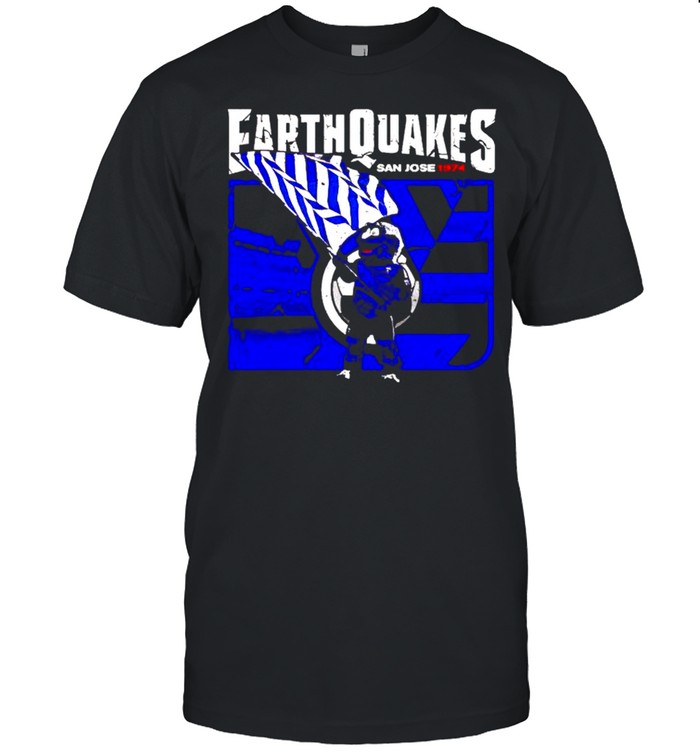 San Jose Earthquakes Mascot flag shirt
