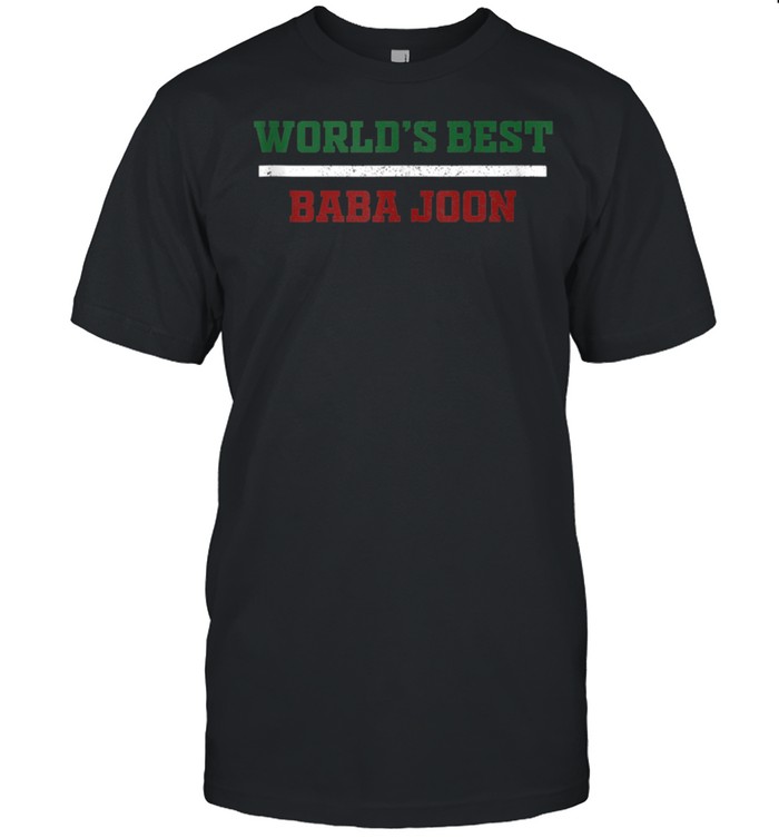 Mens World's Best Baba Joon Persian Father's Day Farsi shirt Classic Men's T-shirt