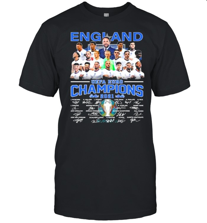 England euro champions 2021 signatures shirt