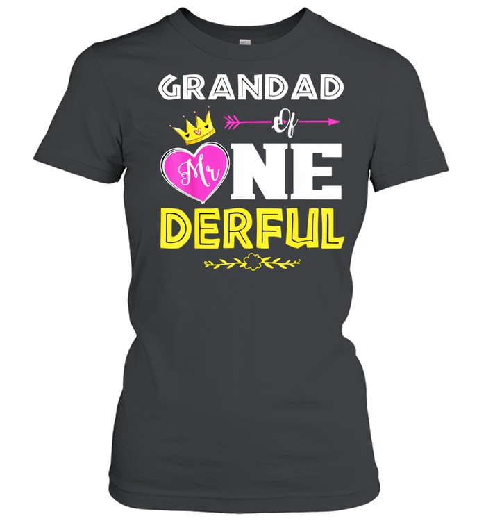 Grandad of Mr Onederful 1st Birthday First OneDerful shirt Classic Women's T-shirt