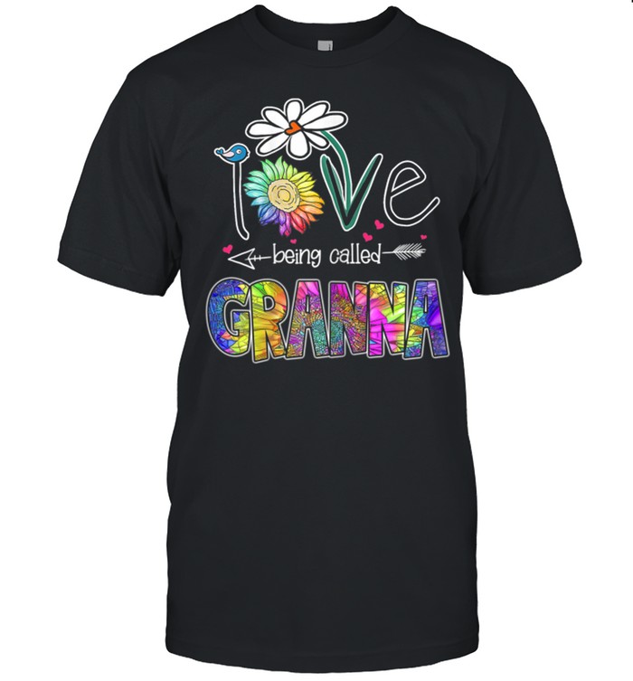 I Love Being Called Granna Daisy Sunflower Mother’s Day shirt