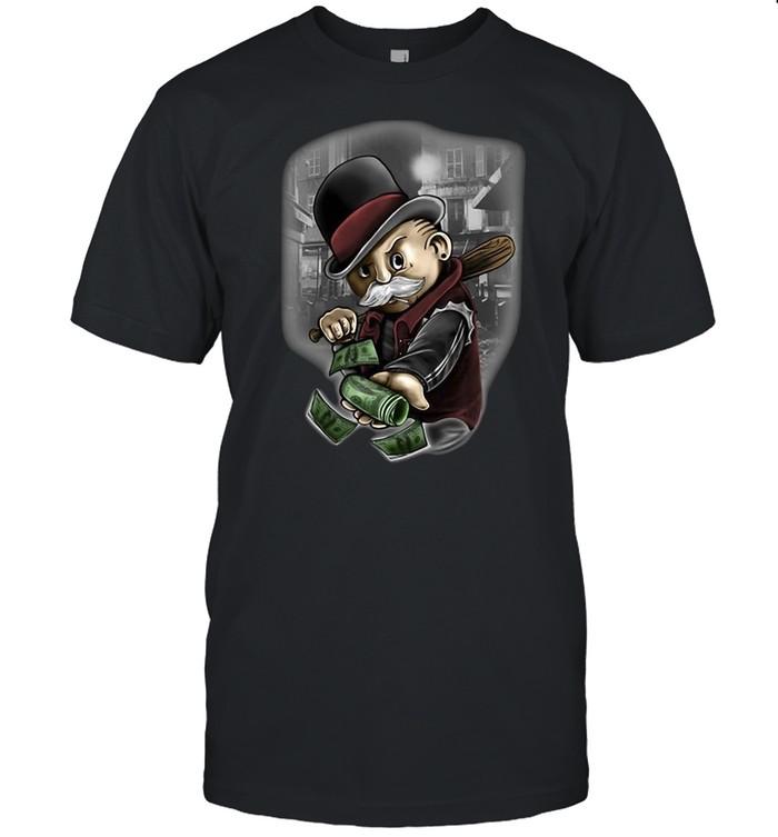 Gangster Money Rich Old Man With Tattoo And Baseball T-shirt Classic Men's T-shirt