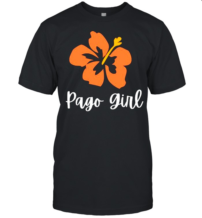 Hibiscus American Pago Girl  Classic Men's T-shirt