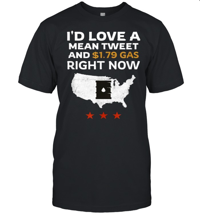 I’d Love A Mean Tweet And .79 Gas Now Satiric T- Classic Men's T-shirt