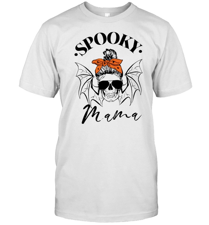 Spooky mama skull Halloween shirt Classic Men's T-shirt