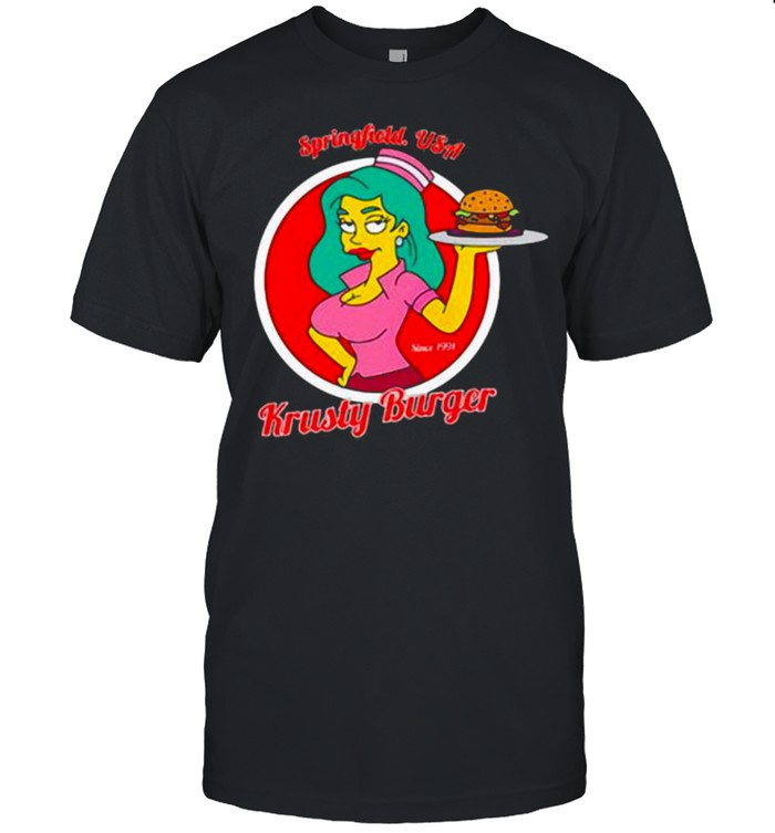 Spring Field US Krusty Burger Simpson  Classic Men's T-shirt