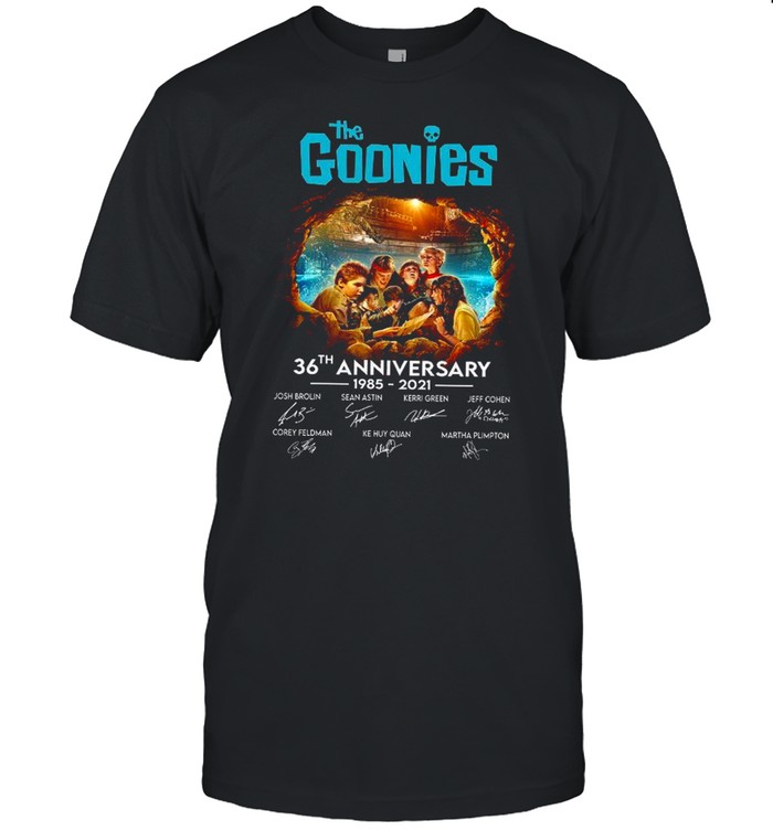 The goonies 36th anniversary 1985 2021 shirt