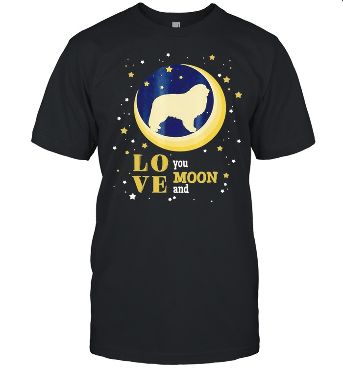 Great Pyrenees Dog Love You To The Moon And Back T-shirt