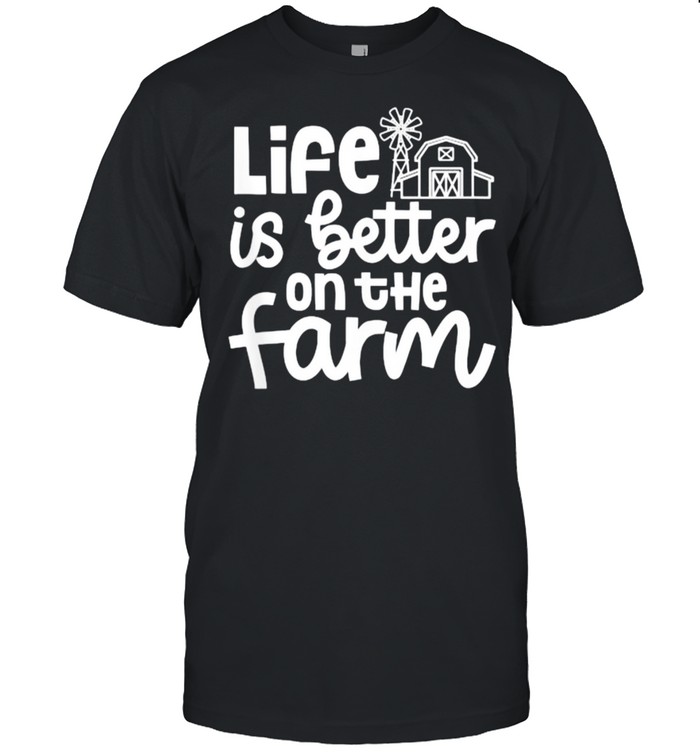 Life Is Better On The Farm T- Classic Men's T-shirt