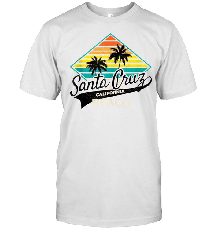 Santa Cruz Beach California Street Vintage T- Classic Men's T-shirt