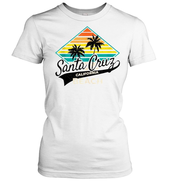 Santa Cruz Beach California Street Vintage T- Classic Women's T-shirt