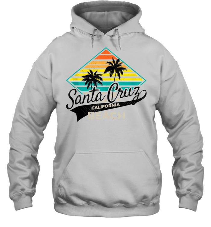 Santa Cruz Beach California Street Vintage T- Unisex Hoodie