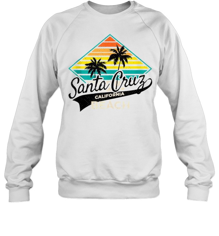 Santa Cruz Beach California Street Vintage T- Unisex Sweatshirt