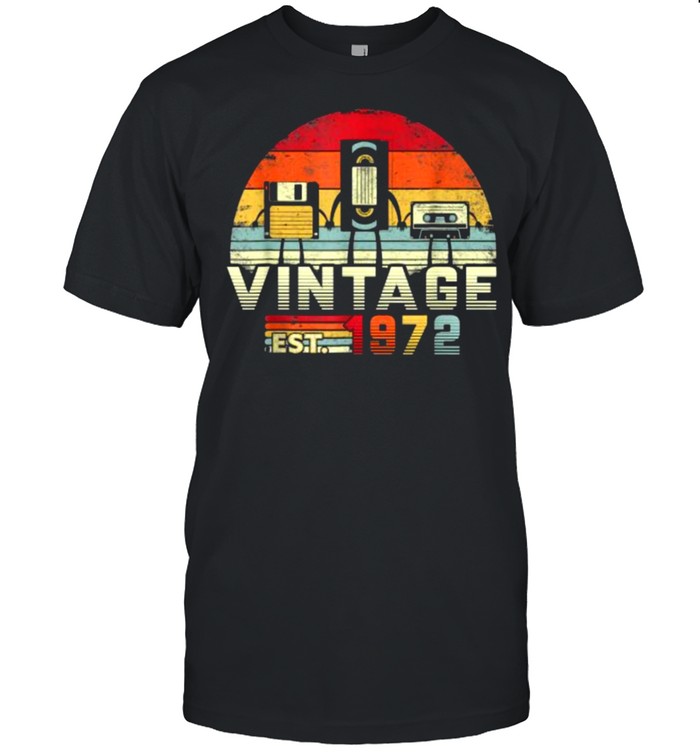 Vintage est 1972 Music Tech T- Classic Men's T-shirt