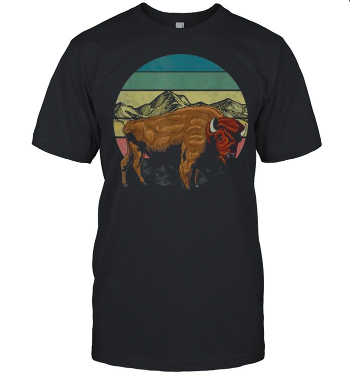 Vintage Buffalo Retro American Bison T-Shirt