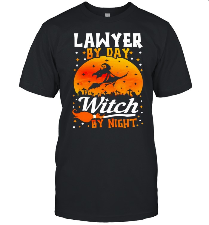 Witch lawyer by day witch by night shirt