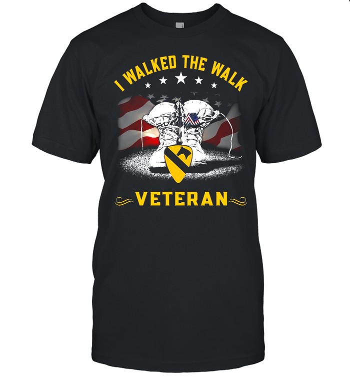 I Walked The Walk Veteran T-shirt Classic Men's T-shirt