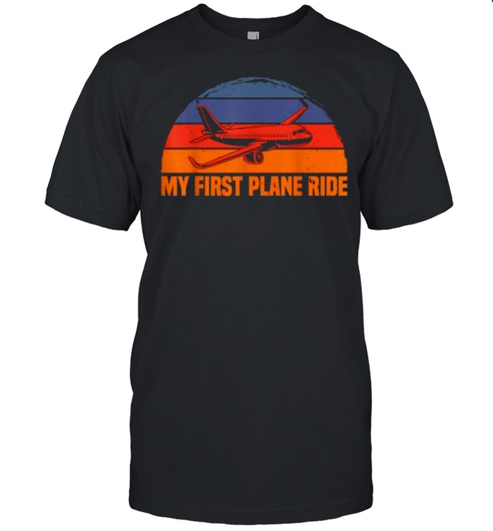 My first plane ride airplane vintage T- Classic Men's T-shirt