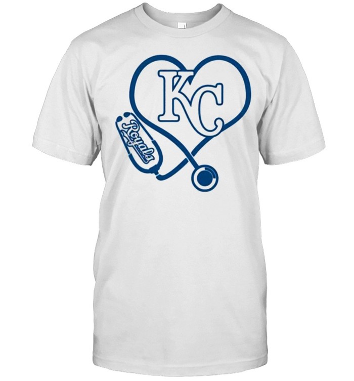 nurse KC Royals Heart  Classic Men's T-shirt