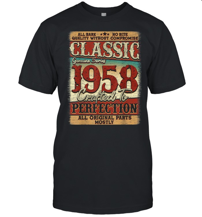 Vintage 1958 Limited Edition 63 years old 63rd Birthday shirt Classic Men's T-shirt