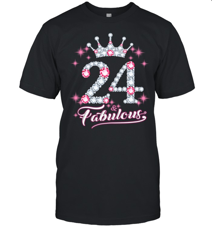 24 And & Fabulous 1997 24Th Birthday shirt