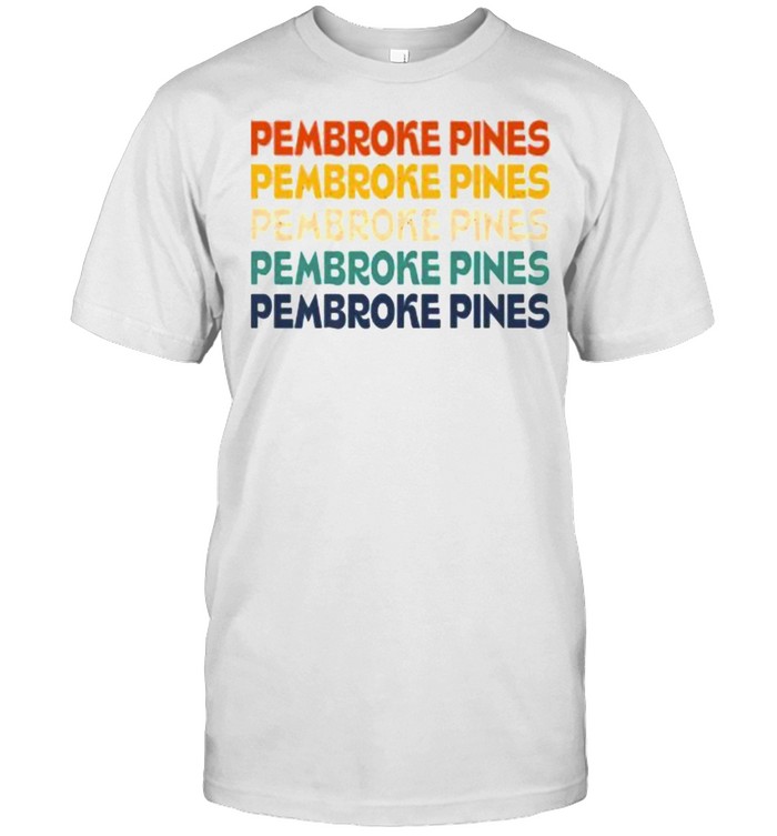 Pembroke Pines Florida Hometown FL Home State American Premium T- Classic Men's T-shirt