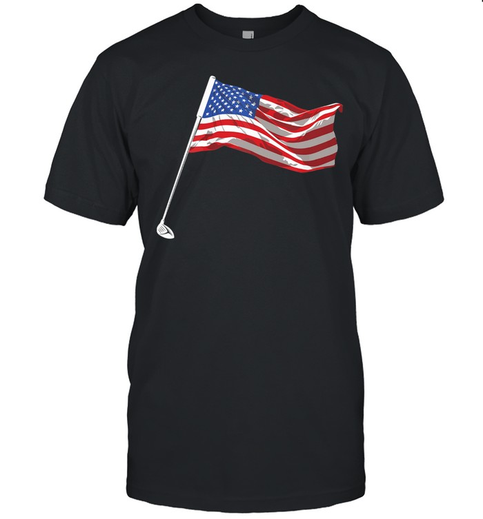 Golf American flag shirt