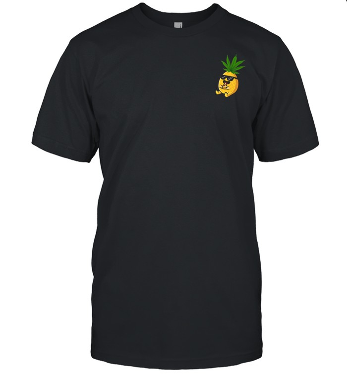 Pineapple pizza Marijuana weed pot cannabis Novelty hi shirt