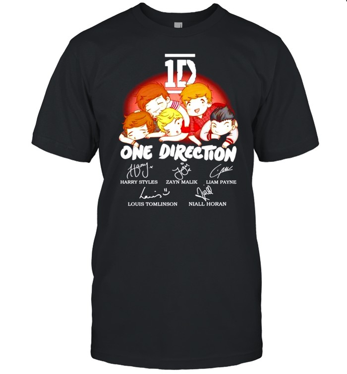 1D One Direction signatures shirt