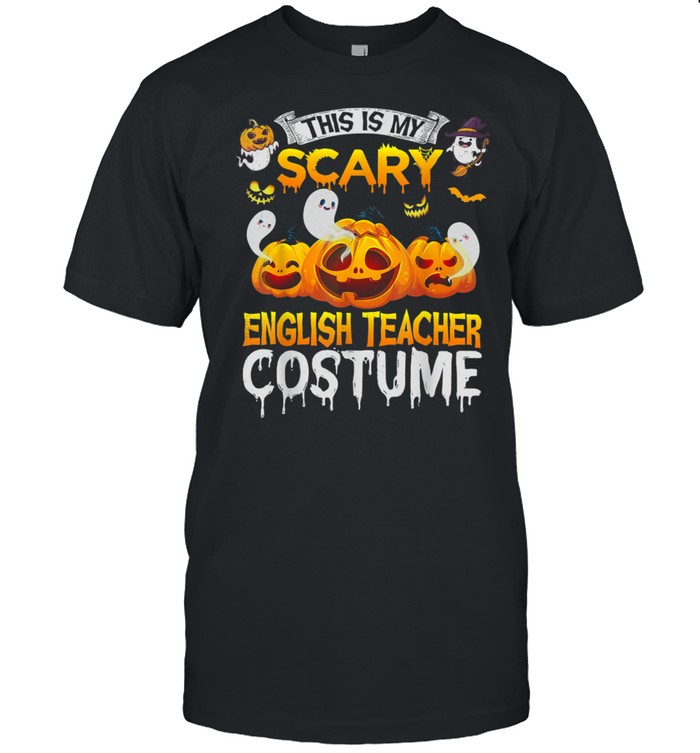 This Is My Scary English Teacher Costume Halloween shirt Classic Men's T-shirt