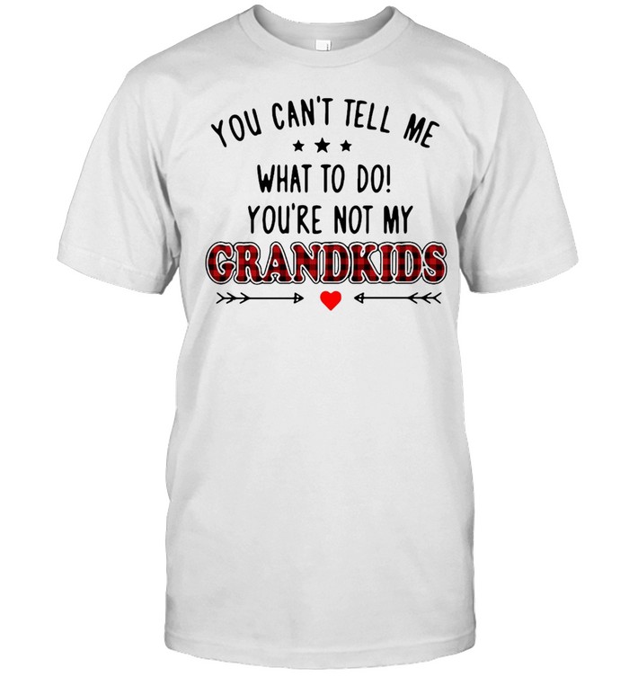 You Can’t Tell Me What To Do You’re Not My Great Grandkids Love Arrow T-shirt Classic Men's T-shirt