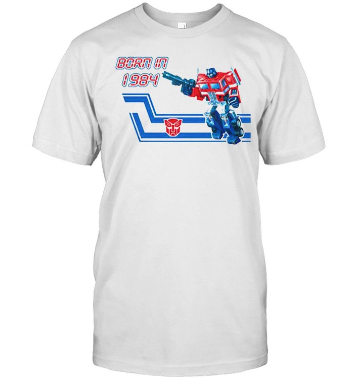 Transformers Optimus Prime born in 1984 shirt