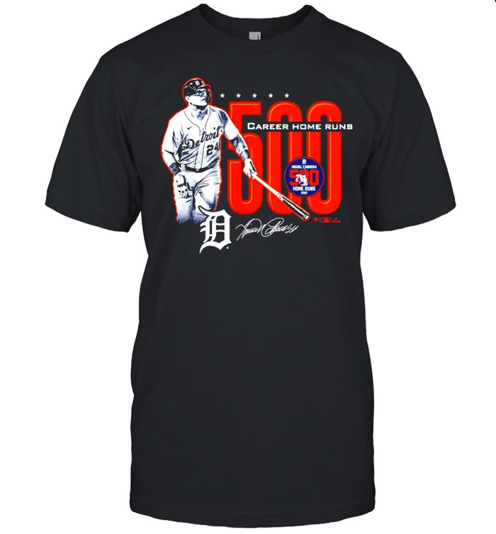 Detroit Tigers Miguel Cabrera 500 career home runs shirt Classic Men's T-shirt