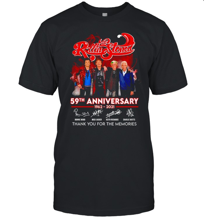 The Rolling Stones 59th anniversary 1962 2021 thank you for the memories T-shirt Classic Men's T-shirt