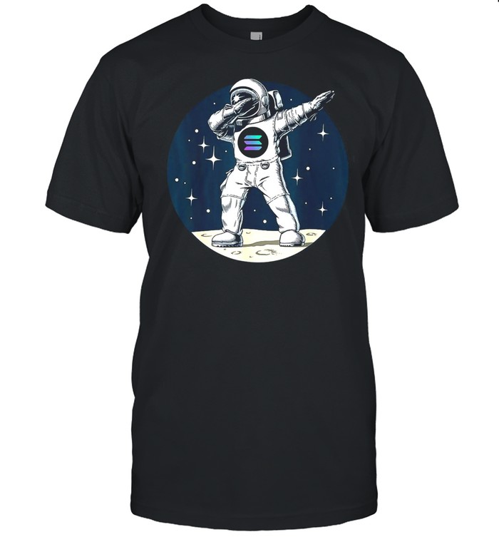 Solana To The Moon Crypto Hold SOL T-shirt Classic Men's T-shirt