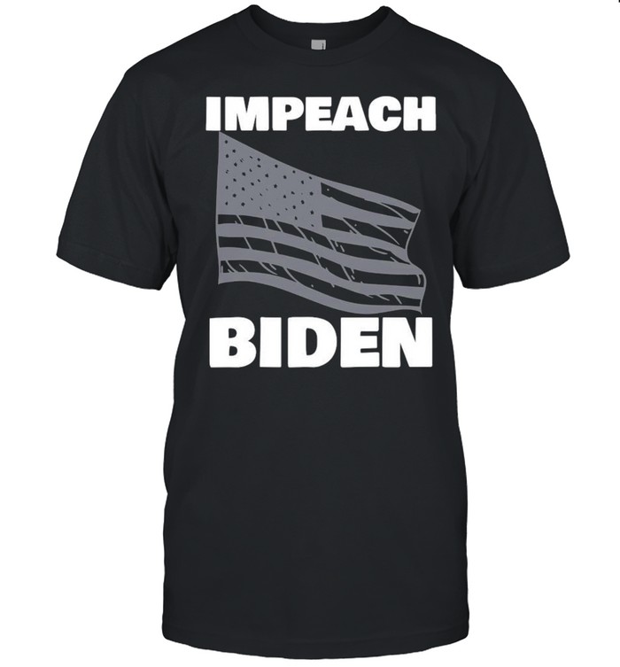 American flag impeach Biden shirt