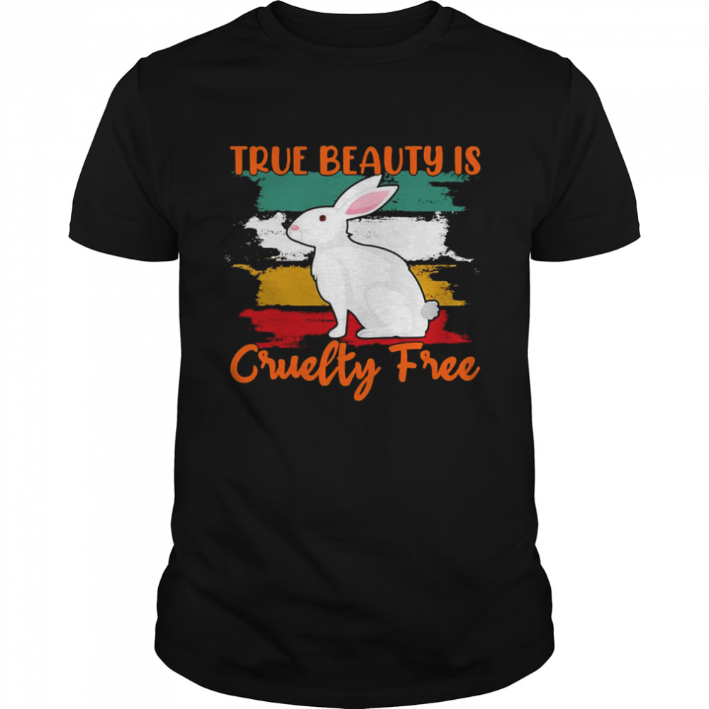 Rabbit True Beauty Is Cruelty Free T-shirt Classic Men's T-shirt