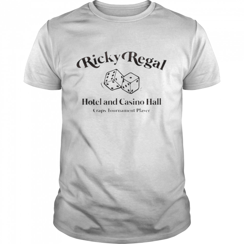 Bruno Mars Ricky Regal Hotel And Casino Hall shirt