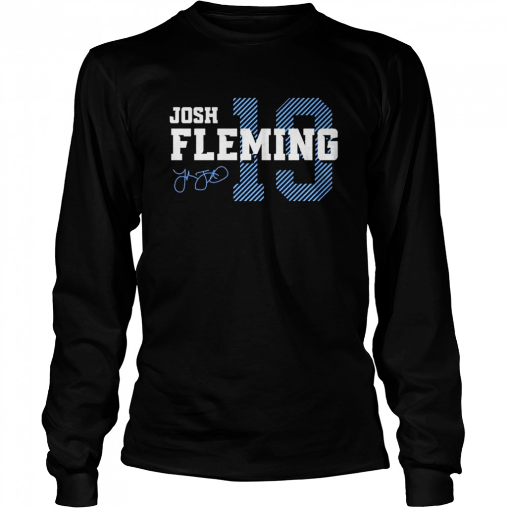 Josh Fleming Tampa Bay Baseball signature shirt Long Sleeved T-shirt