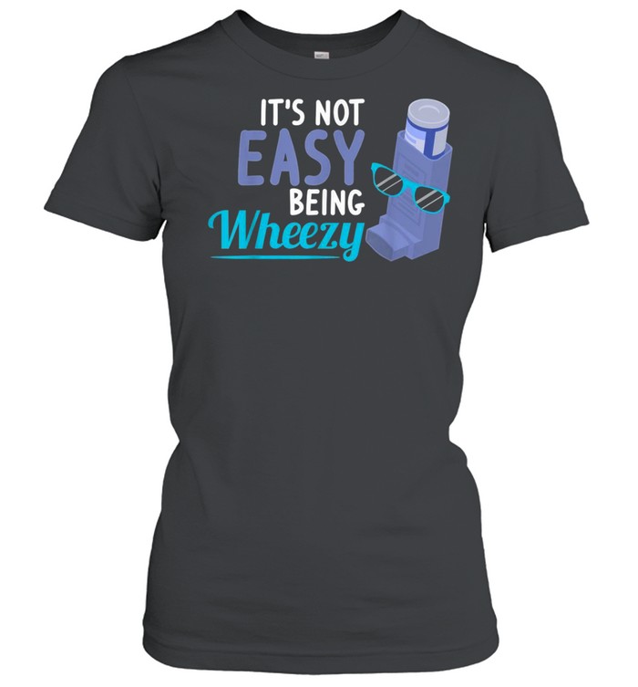 Inhaler COPD Warrior Wheezy Asthma Awareness for Asthmatic shirt Classic Women's T-shirt