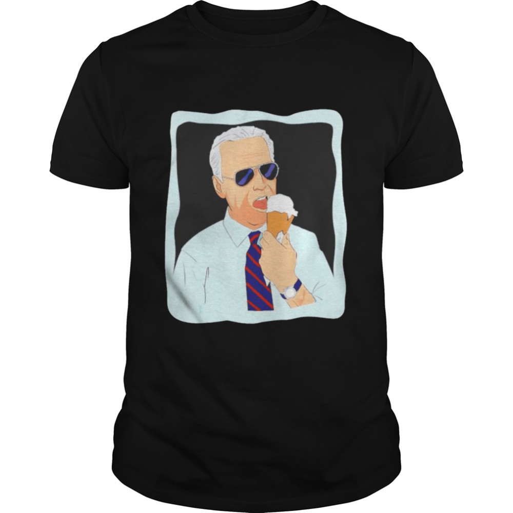 Joe Biden eating ice cream shirt