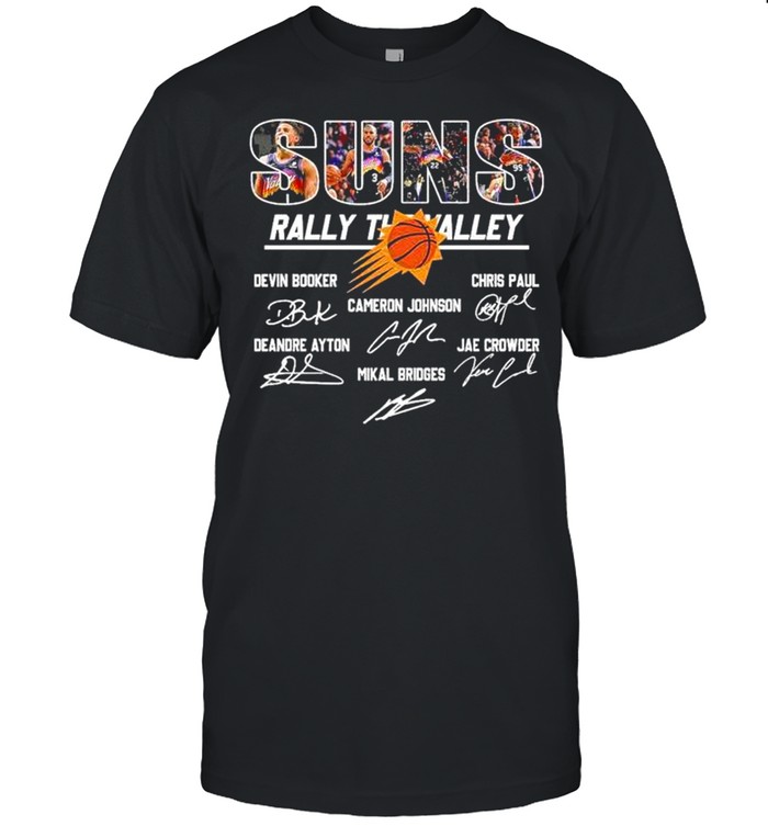 Phoenix Suns Rally The Valley signatures shirt