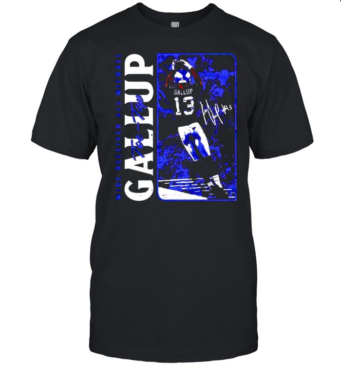Wide receiver #13 Michael Gallup toe-tap shirt