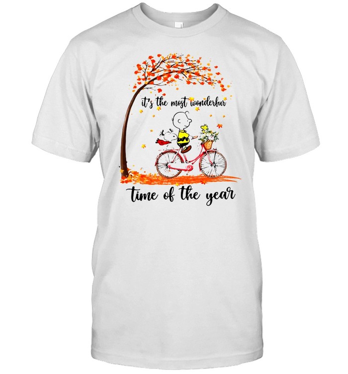 Snoopy And Peanuts It’s The Most Wonderful Time Of The Year T-shirt