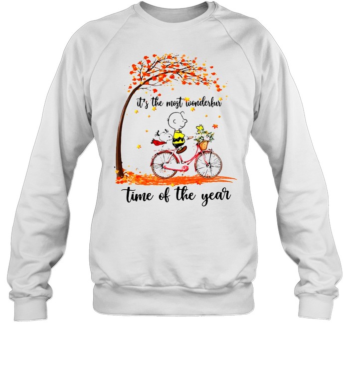 Snoopy And Peanuts It’s The Most Wonderful Time Of The Year T-shirt Unisex Sweatshirt