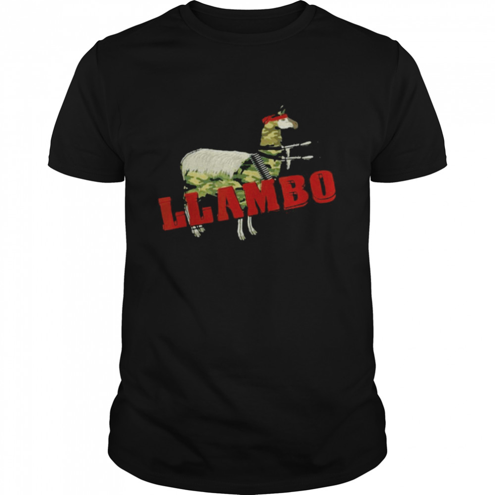 Llama Military Llama Commando Shirt