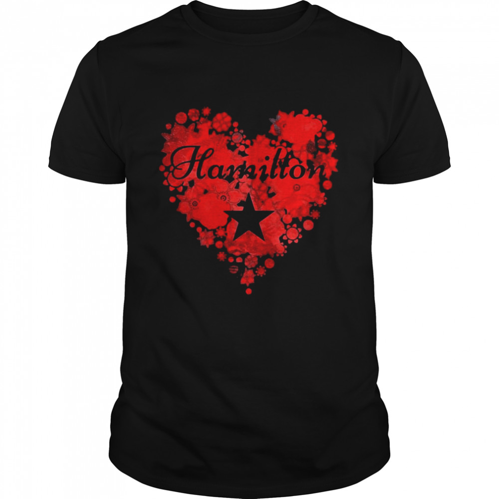 I Love Hamilton Heart T-shirt